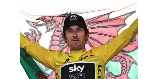 Geraint Thomas a remporté la course sur la scène 11